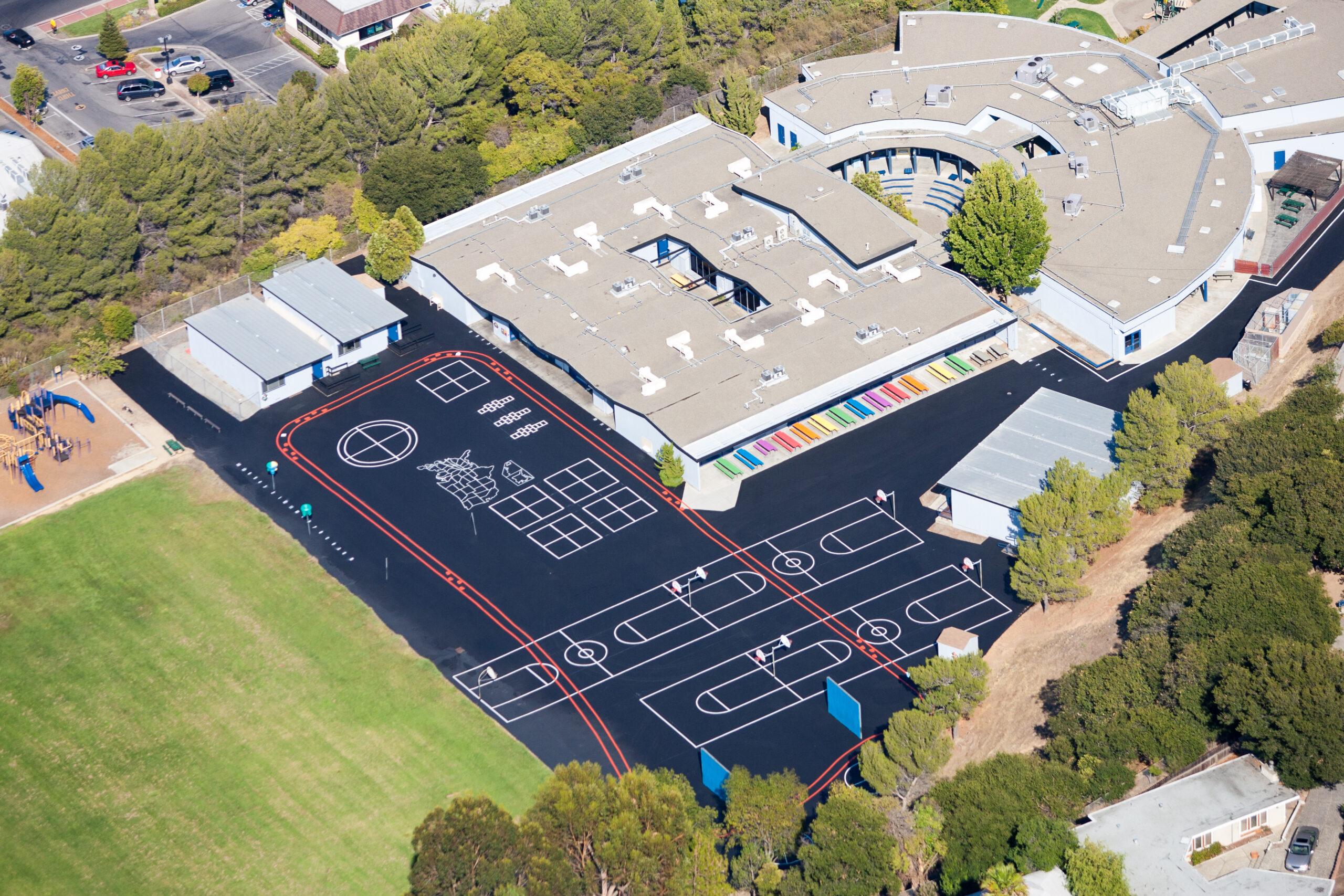 Central Elementary School Aerial Photo